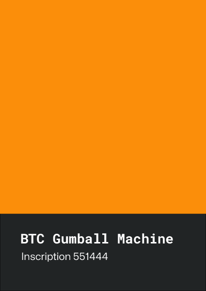 Bitcoin Gumball Machine